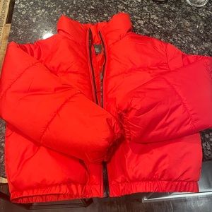 Wild Fable red medium puffer jacket. New with tags, never worn.